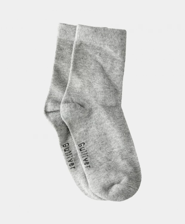 Носки серый меланж Gulliver (22-24), размер 22-24 Носки серый меланж Gulliver (22-24) - фото 1