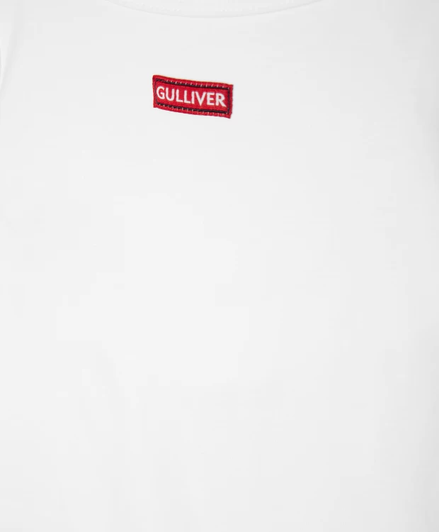 Майка белая Gulliver