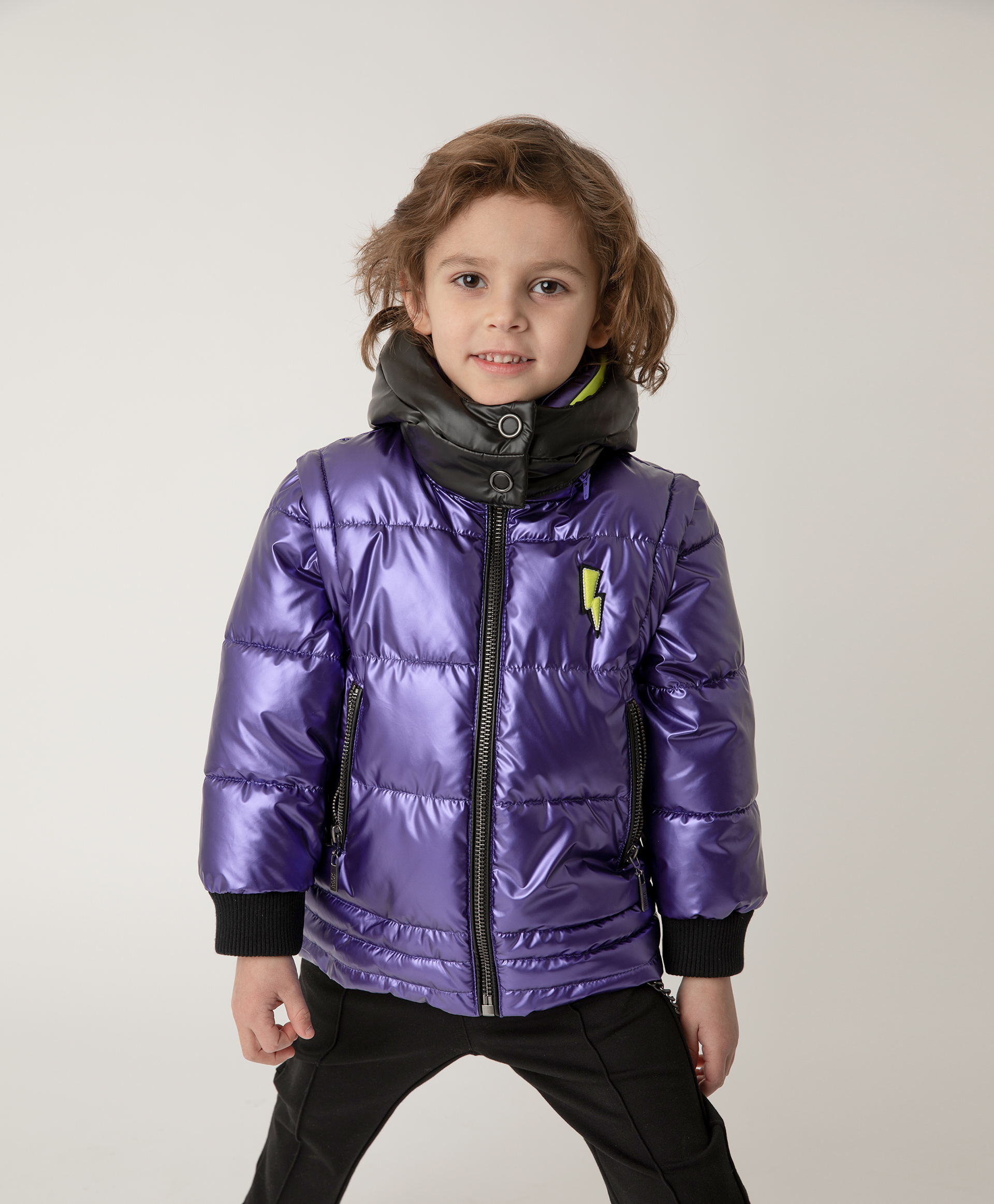 Куртка фиолетовая демисезонная Gulliver 12104BMC4103, размер 122, цвет фиолетовый - фото 1