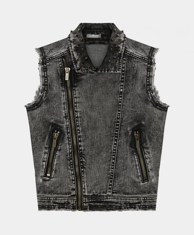 фото Жилет джинсовый gulliver (98)