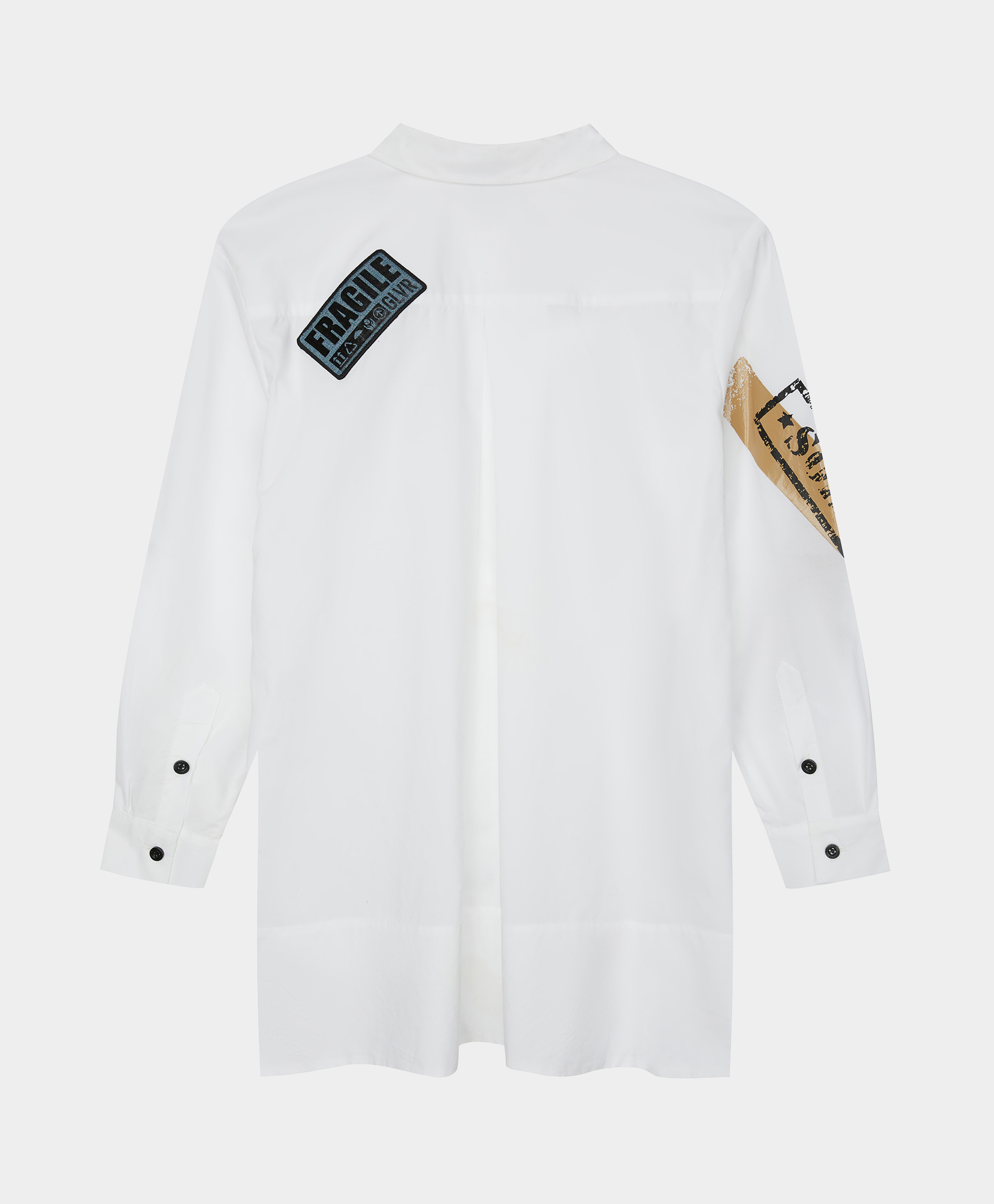 Блузка белая с карманом Gulliver 12108GJC2201, размер 170, цвет белый - фото 4