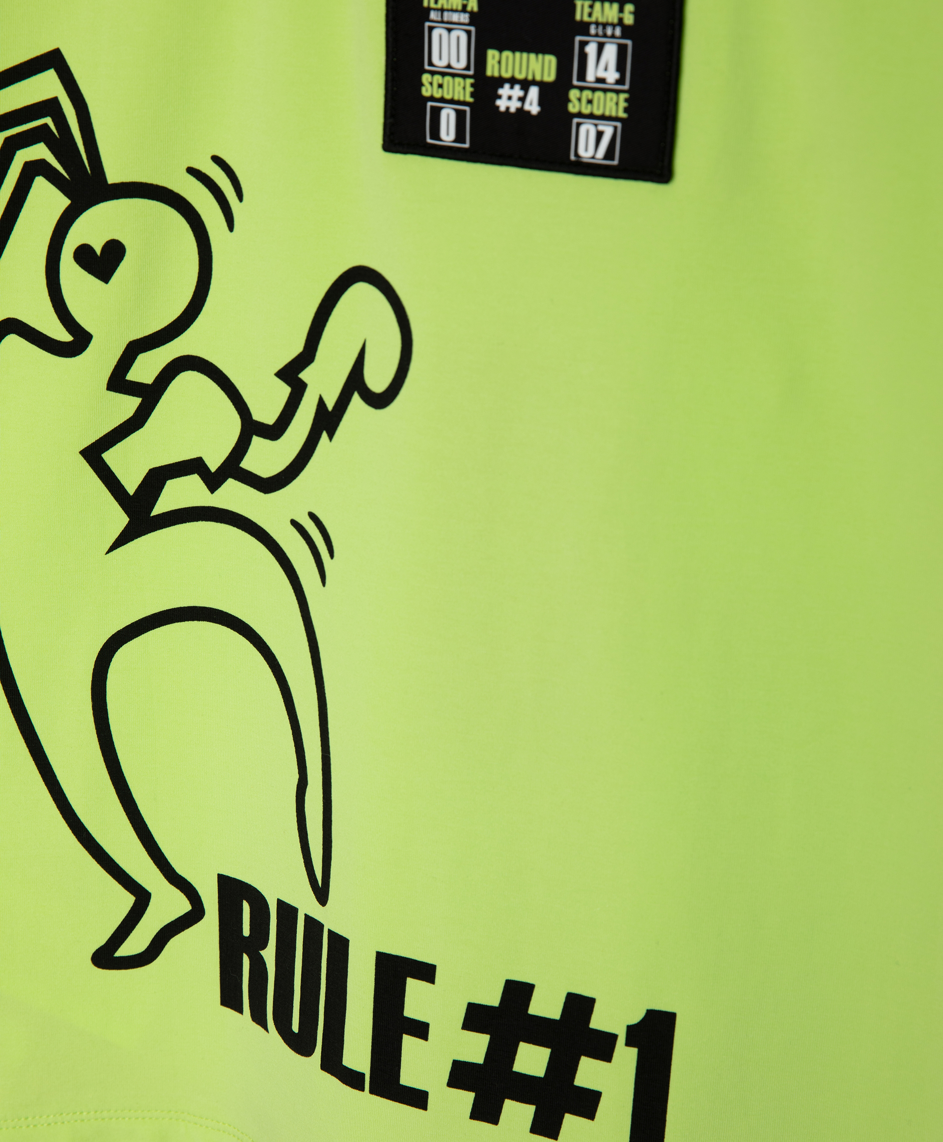 фото Футболка составная салатово-серая gulliver