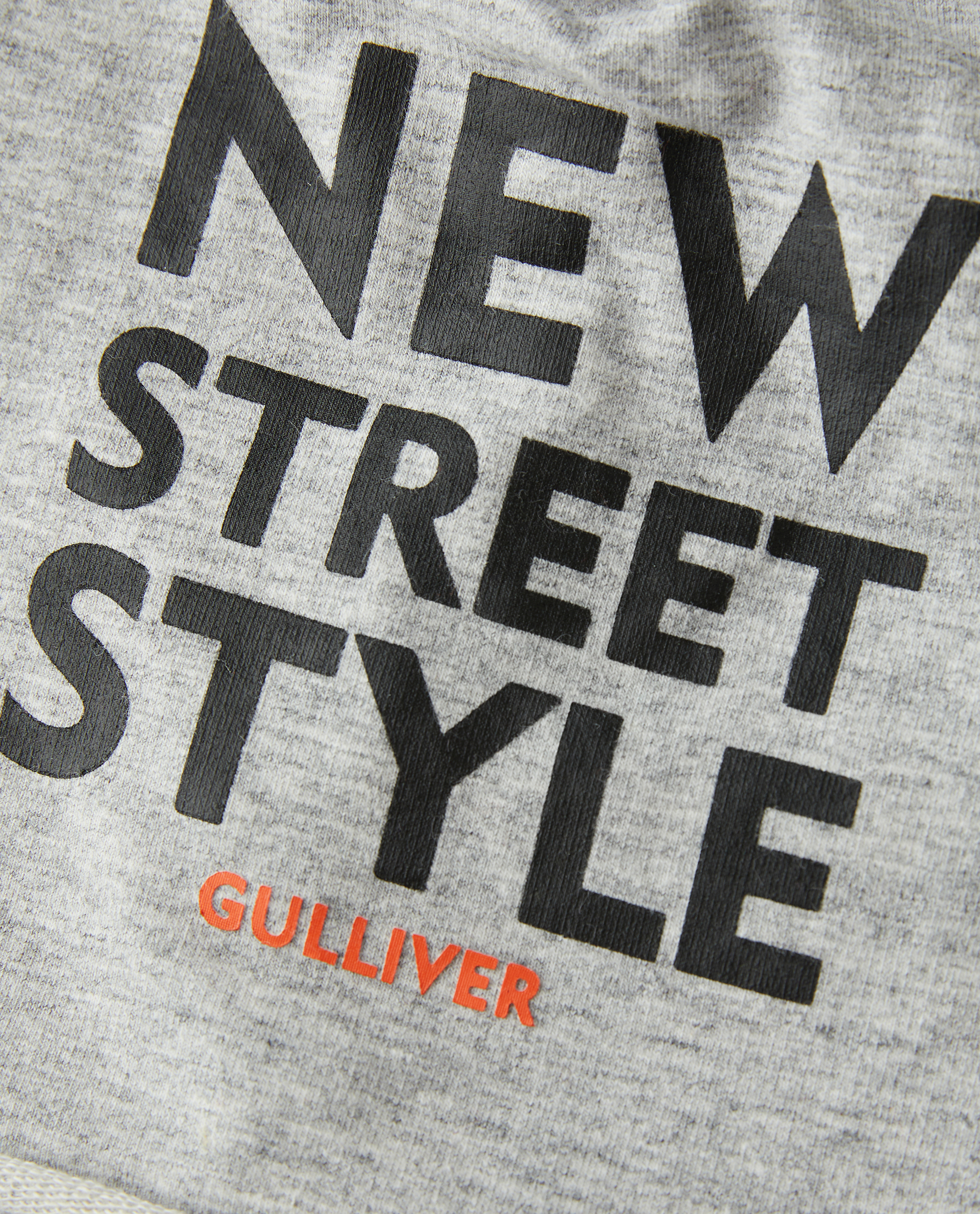 фото Шапка серая с принтом gulliver