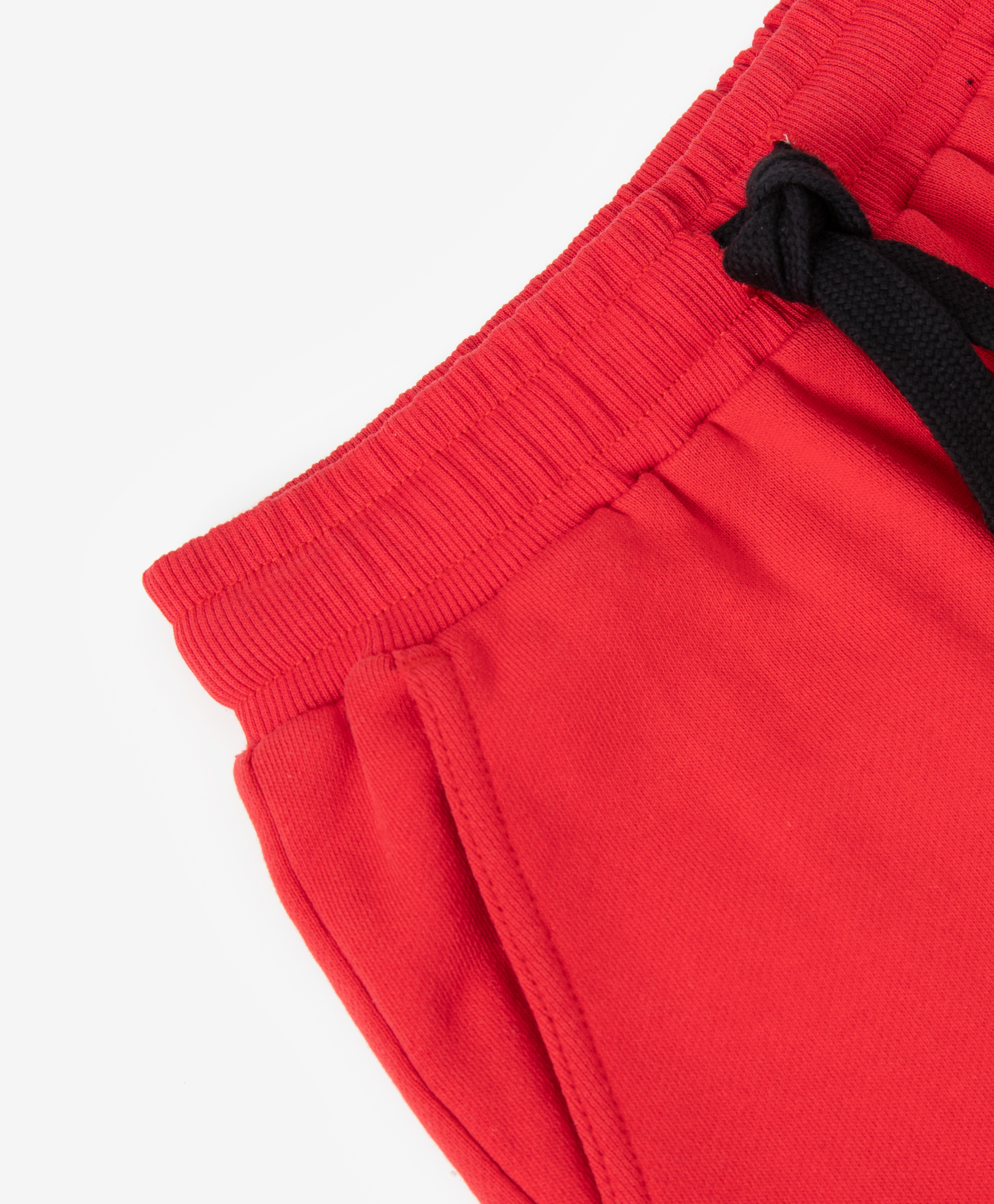 Трикотажные брюки из футера красные Gulliver 12201GMC5601, размер 110, цвет красный - фото 4