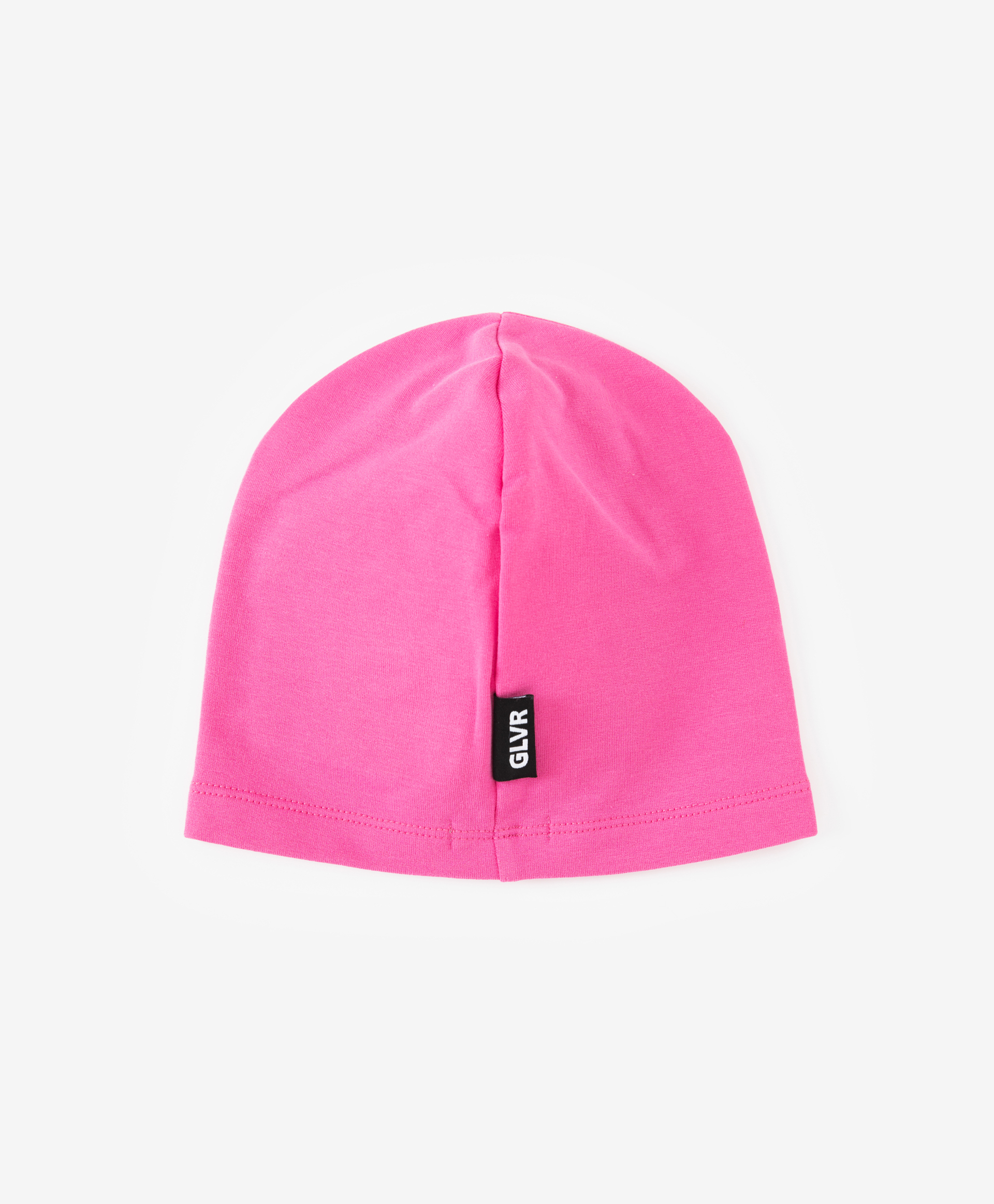 фото Трикотажная шапка из футера розовая gulliver