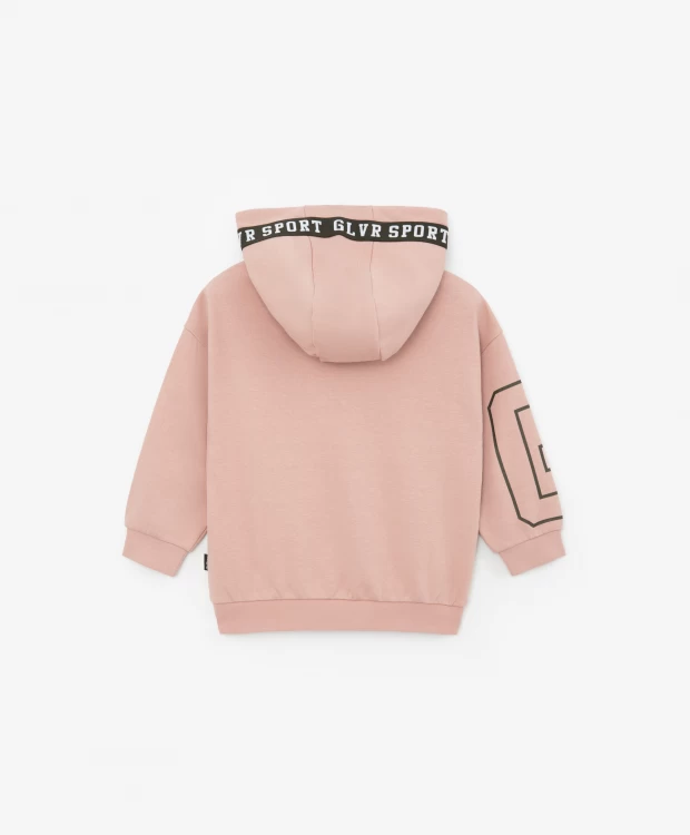 фото Толстовка с капюшоном и крупным принтом gulliver (104)