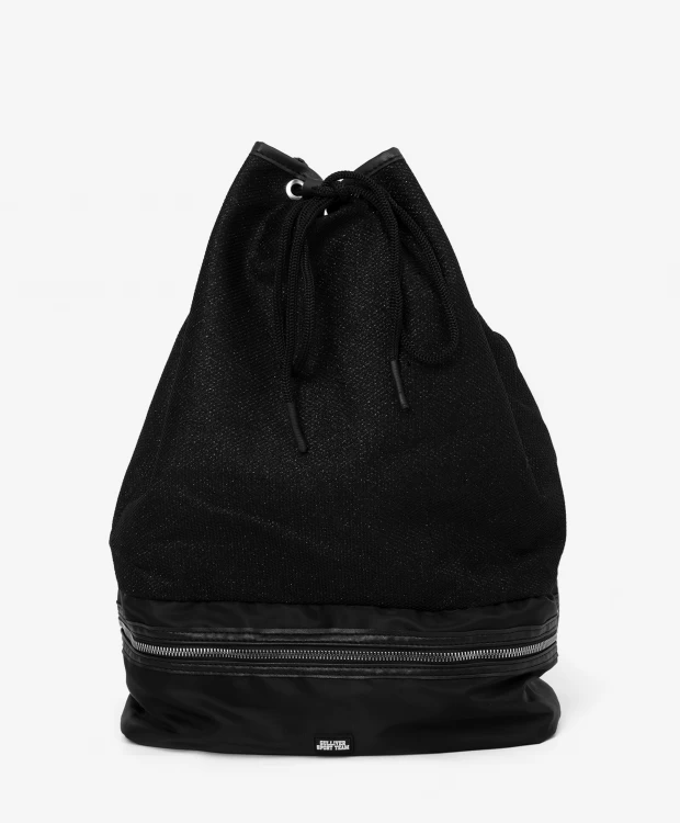 Рюкзак текстильный с карманами черный Gulliver (One size)