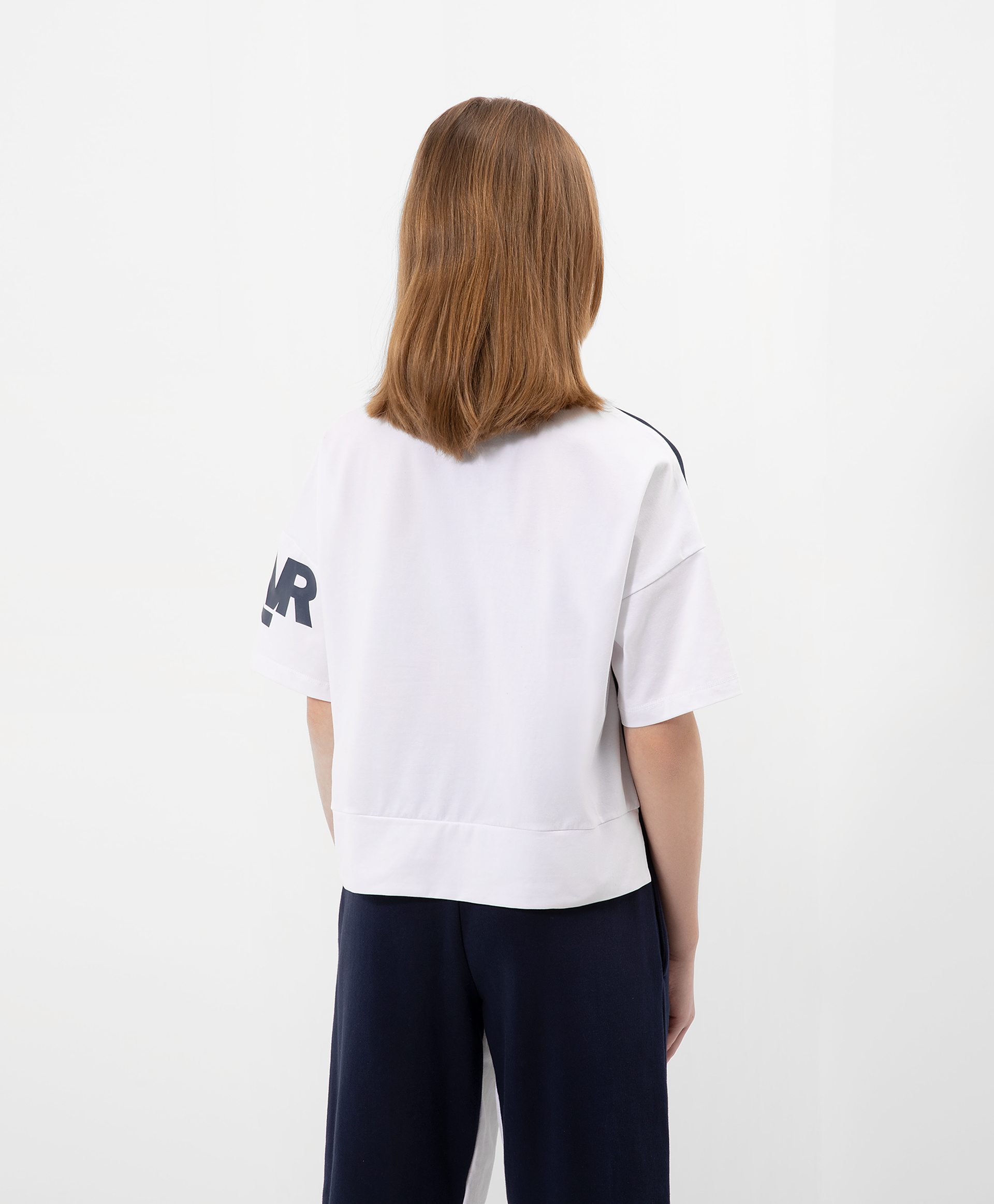 фото Футболка оверсайз с шрифтовым принтом gulliver