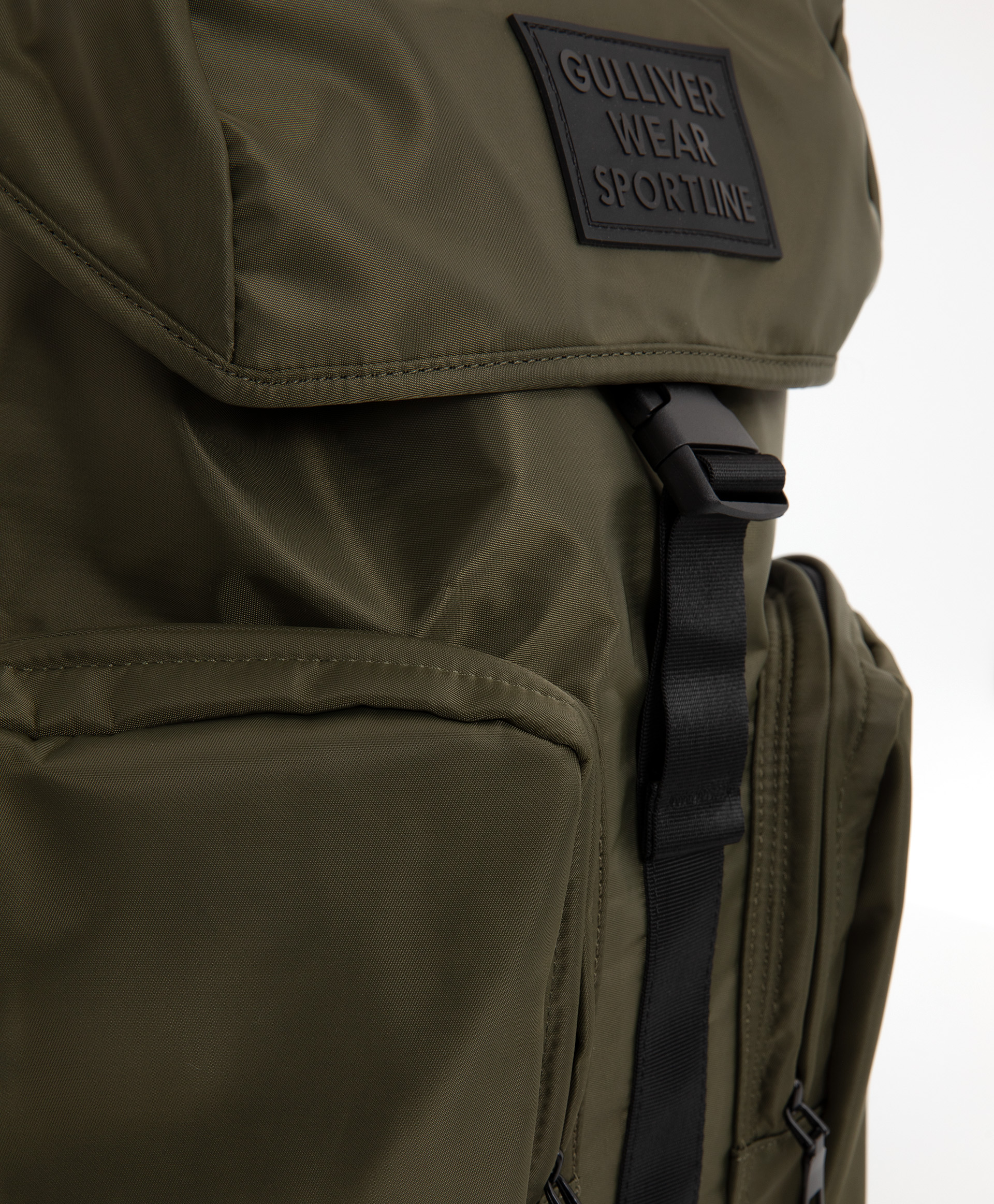 Рюкзак с карманами хаки Gulliver 12211BJA2101, размер One size - фото 2