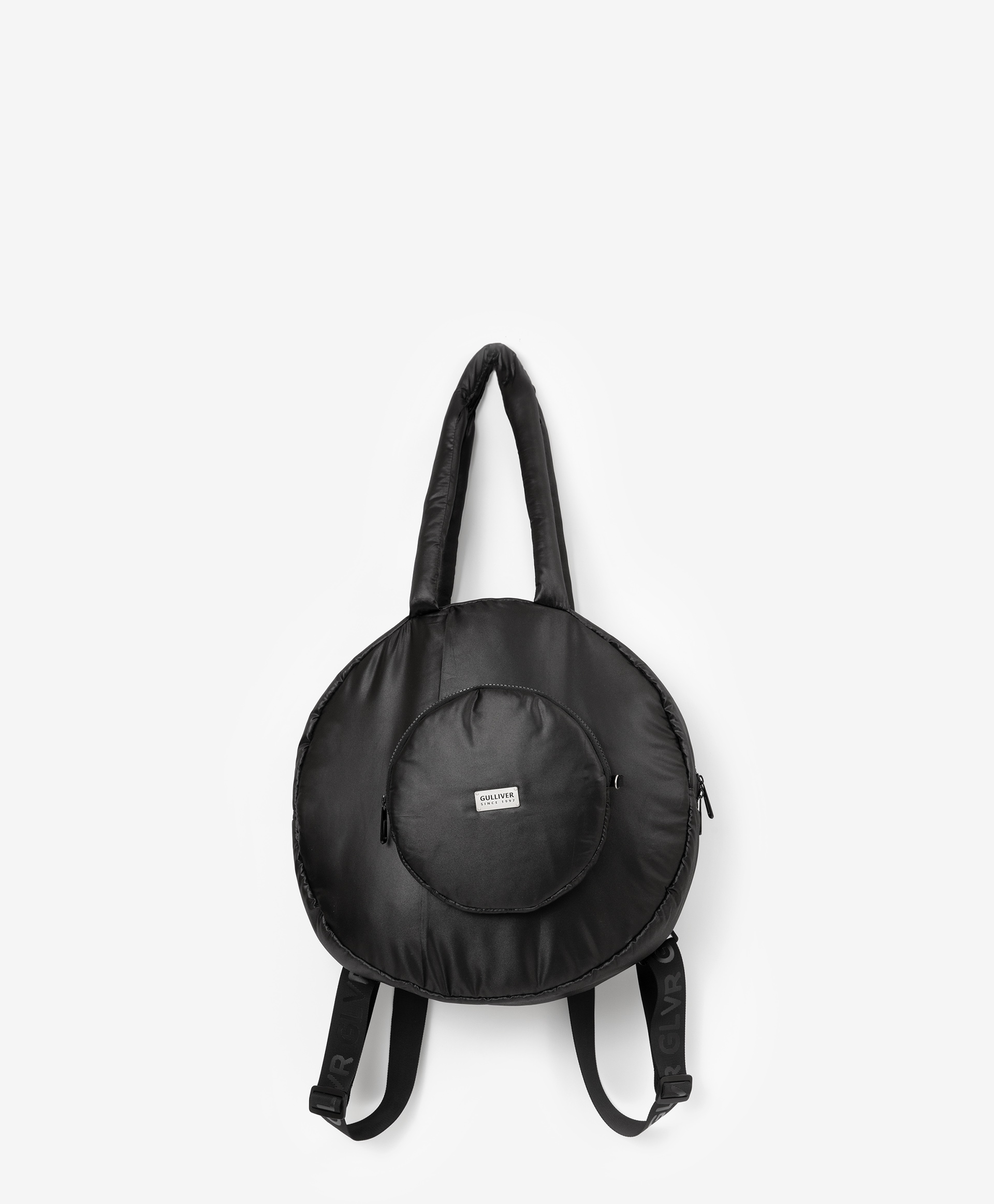 Сумка-рюкзак круглой формы черная Gulliver 12307GJA2001, размер One size - фото 1