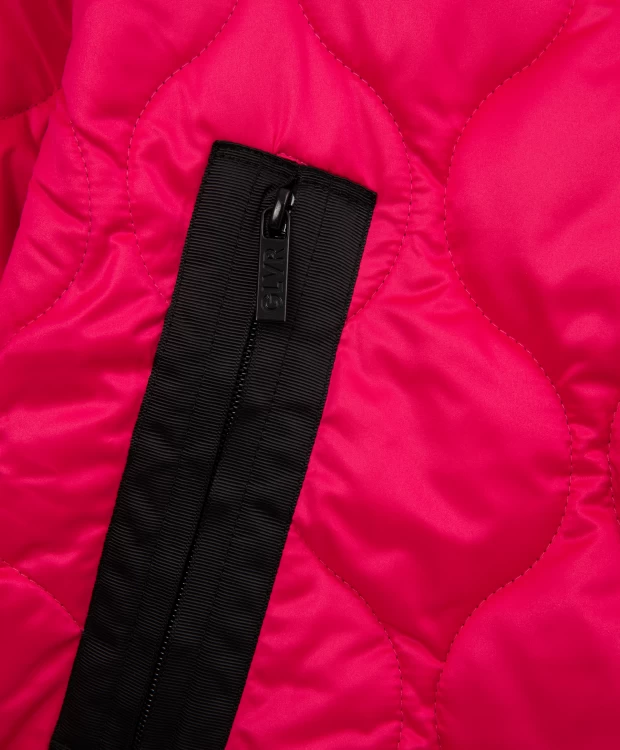 фото Куртка утепленная оверсайз розовая gulliver (170)