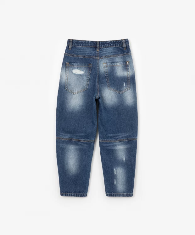 фото Джинсы классические синие gulliver (170)