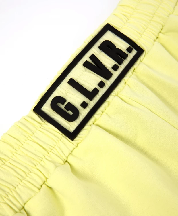 фото Шорты из тонкого футера желтые gulliver (152)