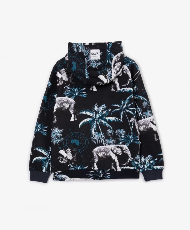 фото Базовая нераспашная толстовка с рисунком gulliver (134-140)