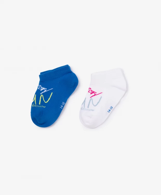 Носки короткие с рисунком мультицвет для девочек Gulliver носки яркие с шрифтовым декором мультицвет для девочек gulliver