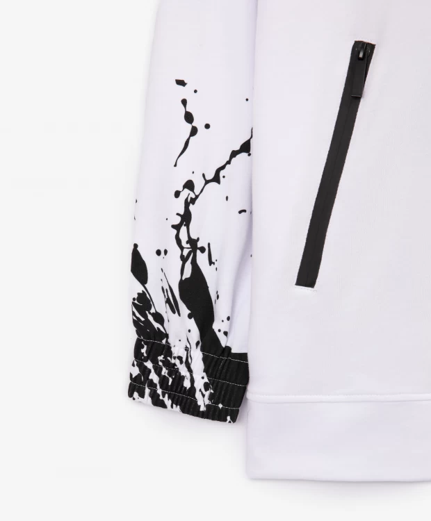 фото Удлиненная толстовка с контрастной отделкой gulliver (146)