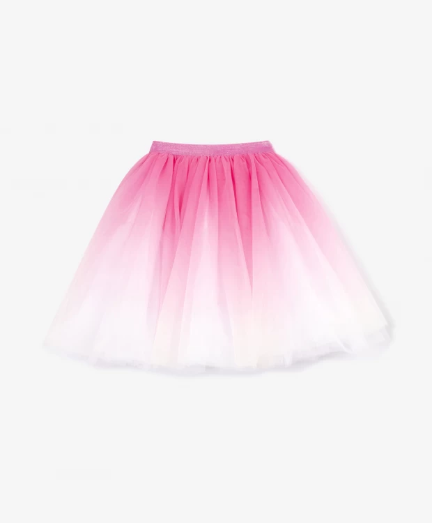 фото Пышная юбка из сетки с градиентным цветовым переходом gulliver (104)