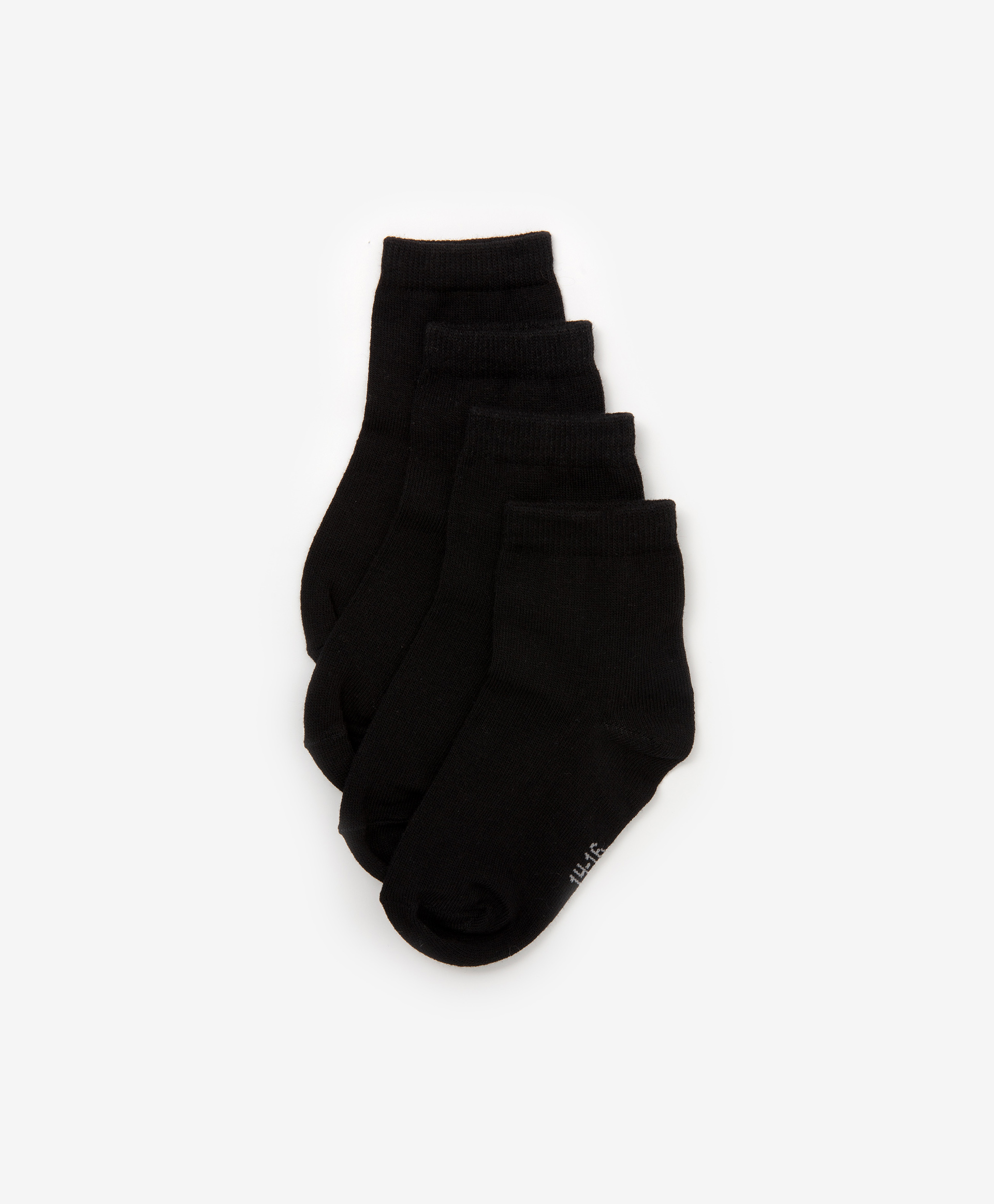 Носки хлопковые черные Gulliver 20000UC8504, размер 22-24, цвет черный - фото 1