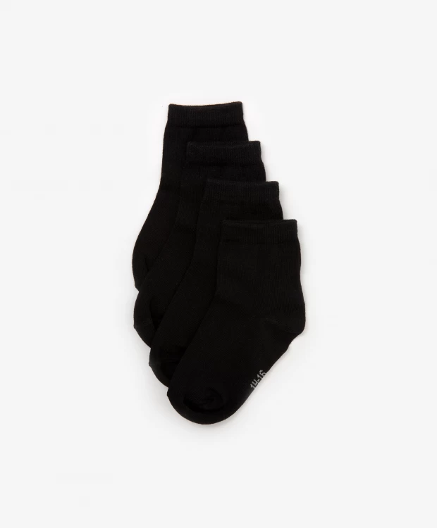 Носки базовые комплект черные Gulliver