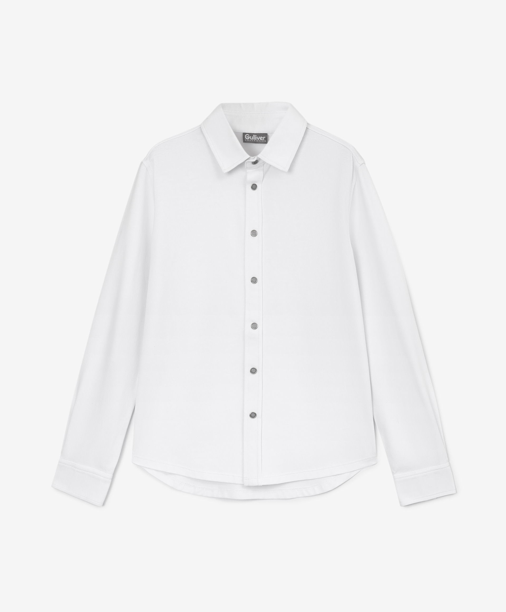 Купить 200GSBC1404, Рубашка белая с длинным рукавом Gulliver, белый, 134, Хлопок, Мужской, Демисезон, ШКОЛЬНАЯ ФОРМА 2021-2022 (shop: GulliverMarket Gulliver Market)