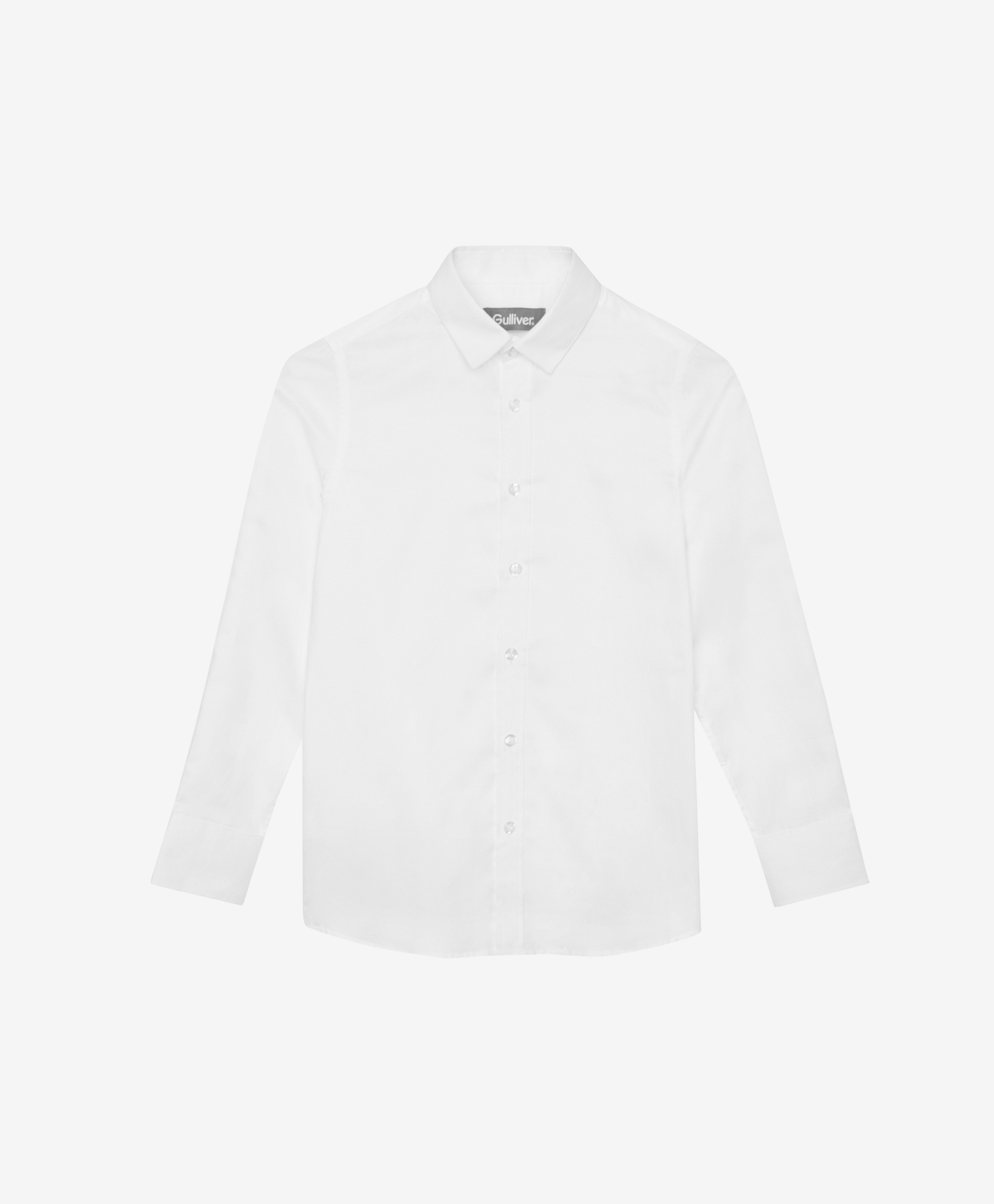 Сорочка белая с длинным рукавом Gulliver 200GSBC2302, размер 134*68*32, цвет белый - фото 3