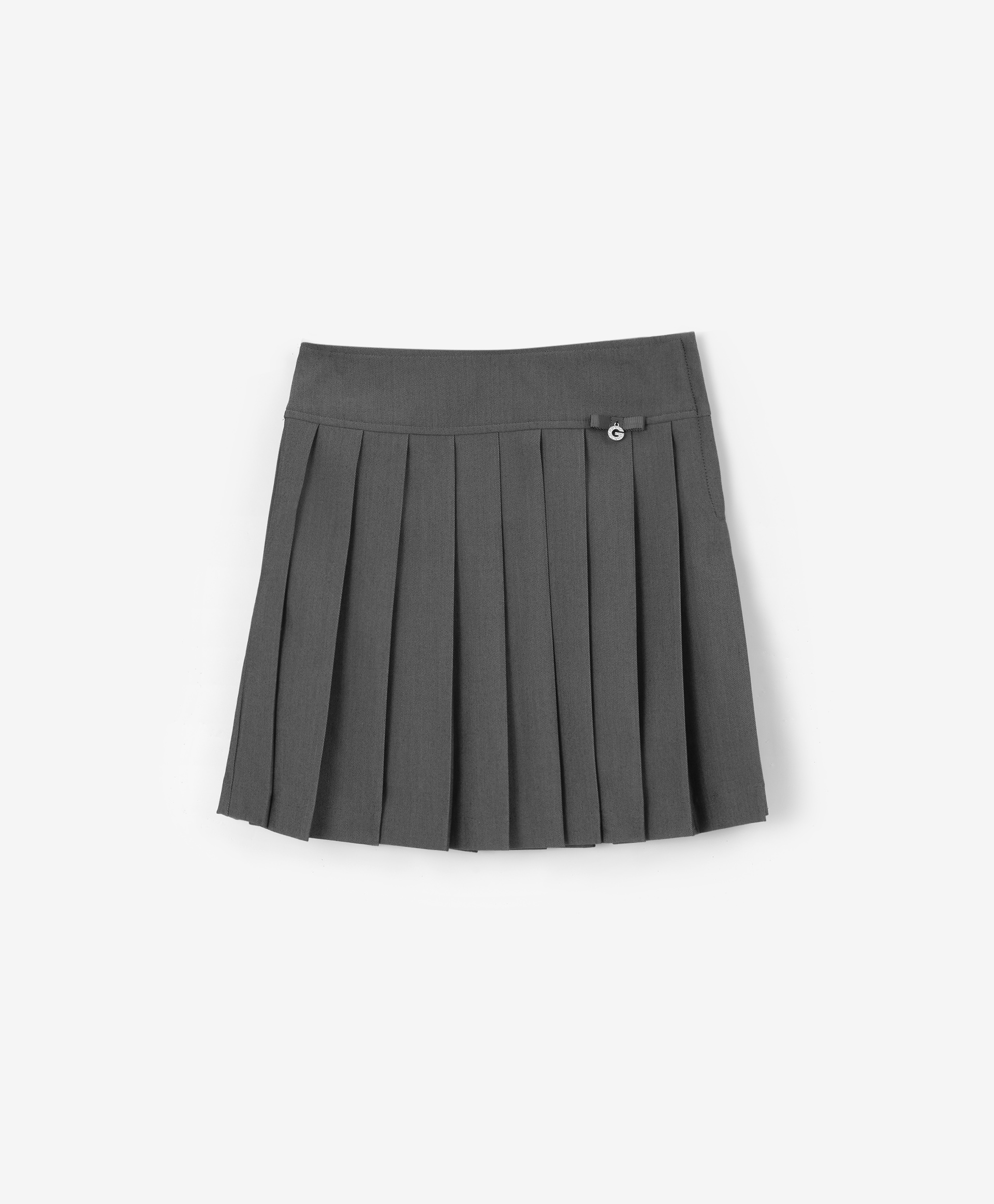 фото Юбка в складку серая gulliver