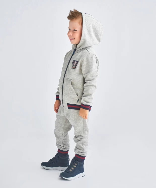 фото Серая толстовка с капюшоном gulliver (116)