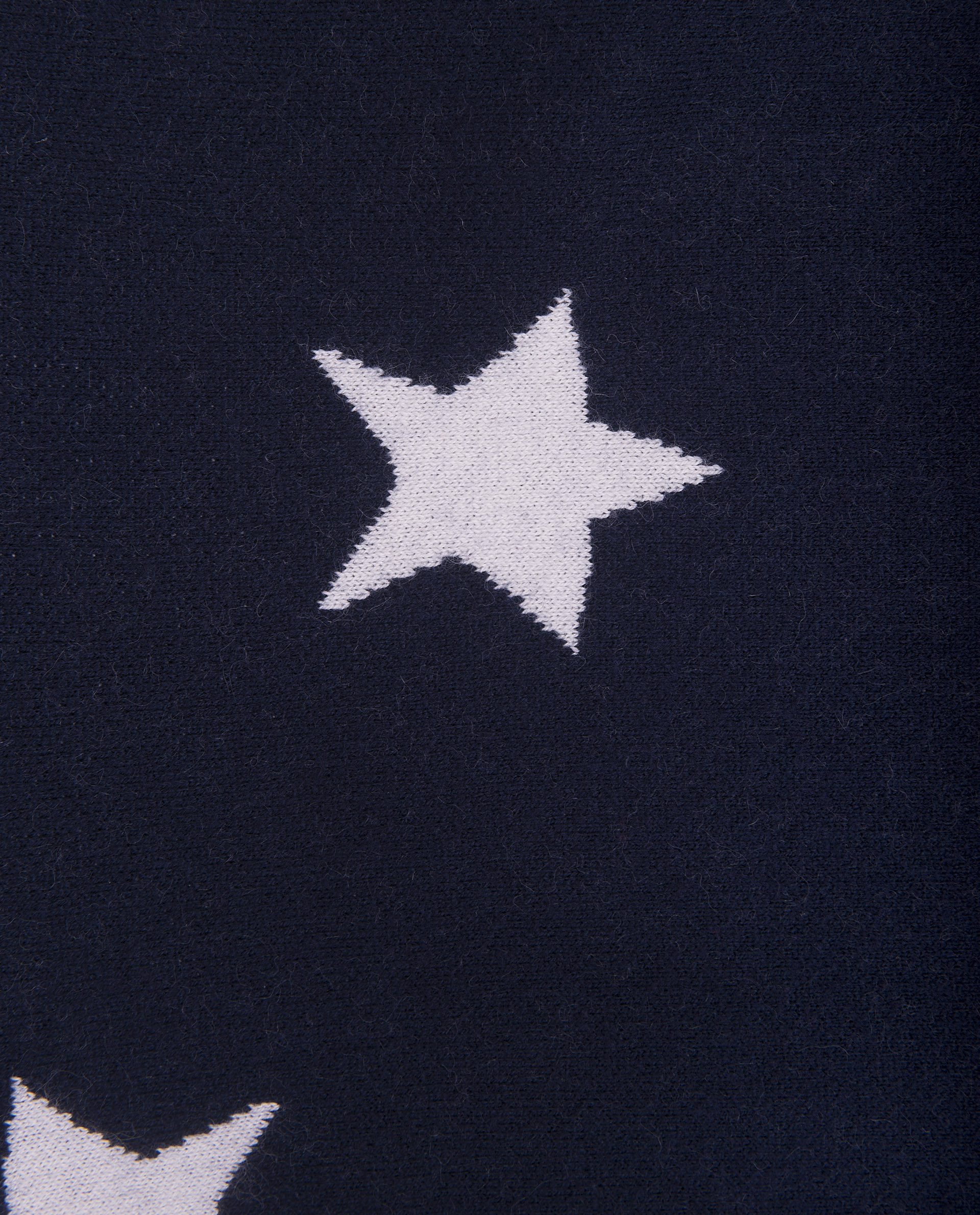фото Синее вязаное платье со звездами gulliver