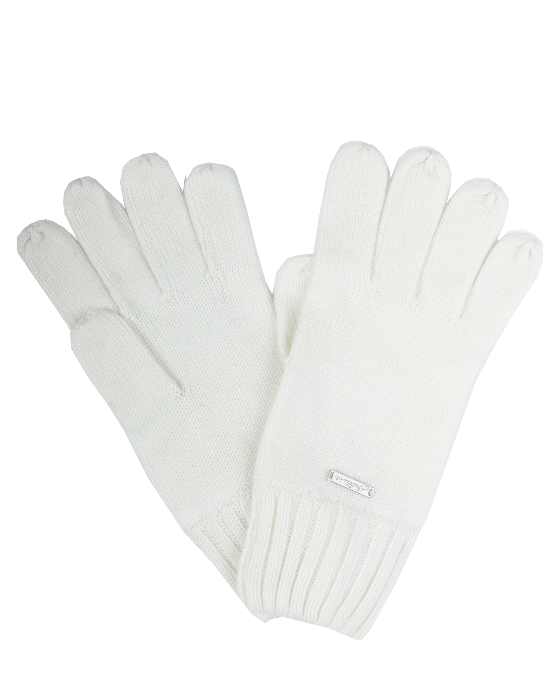 Белые вязаные перчатки Gulliver 21809GTC7606, размер 18
