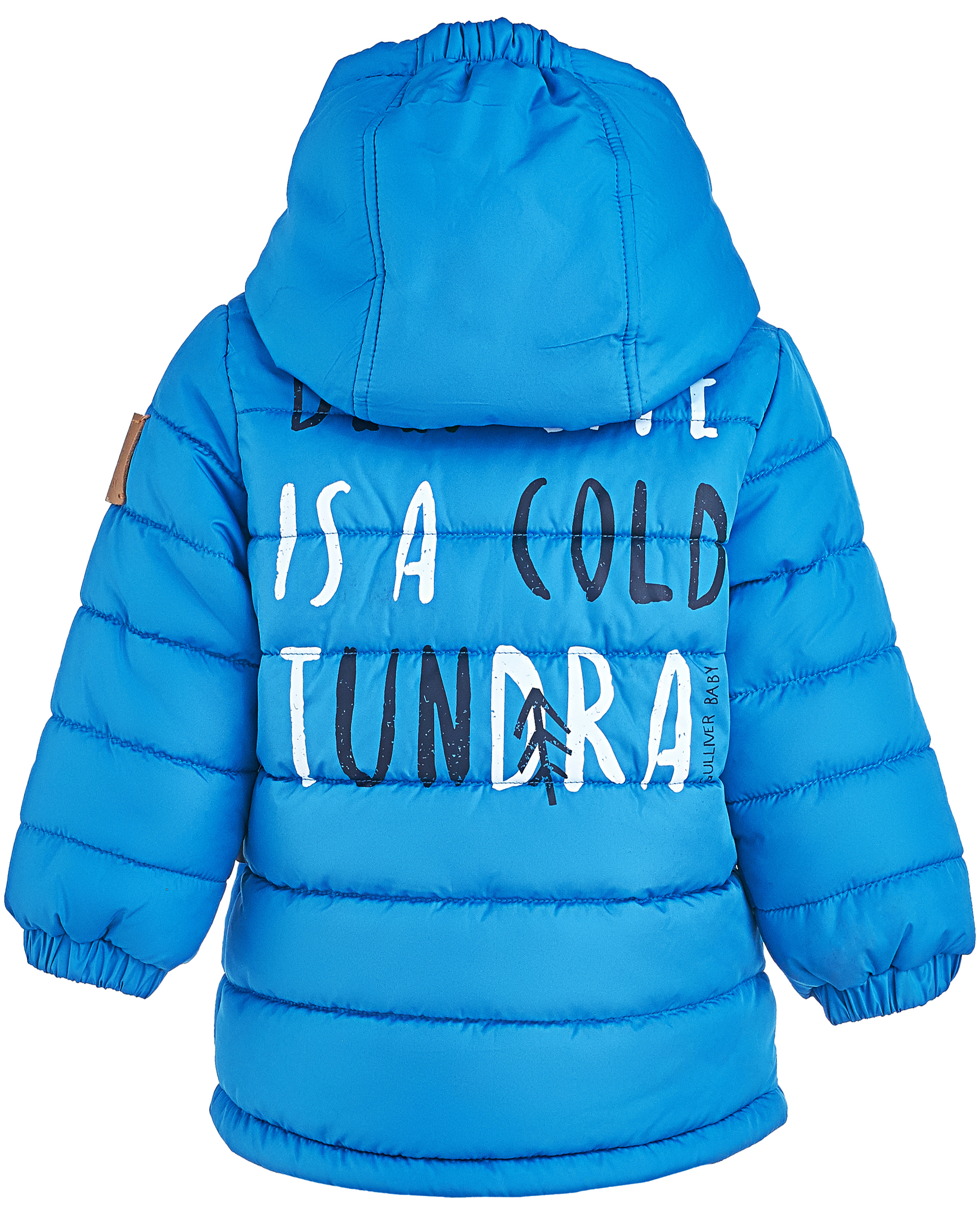 фото Голубая зимняя куртка gulliver gulliver baby
