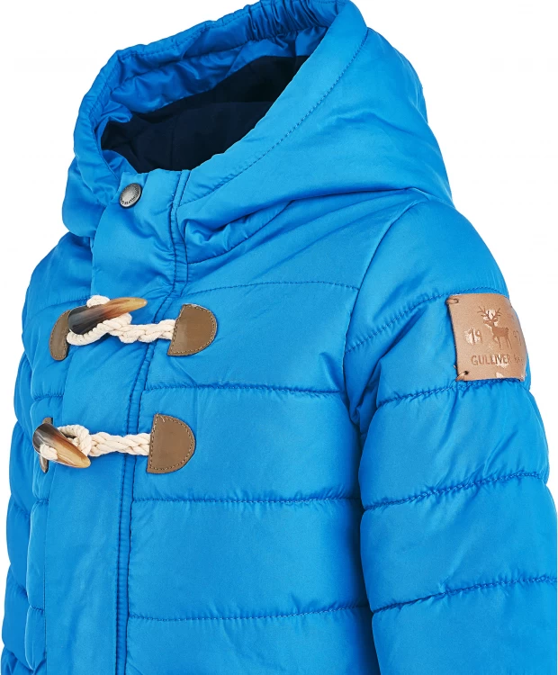 Голубая зимняя куртка Gulliver