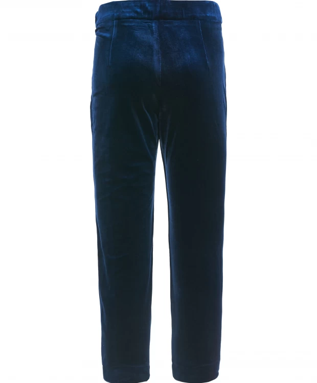 Синие бархатные брюки Gulliver