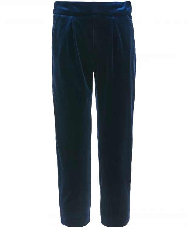 Синие бархатные брюки Gulliver (158)