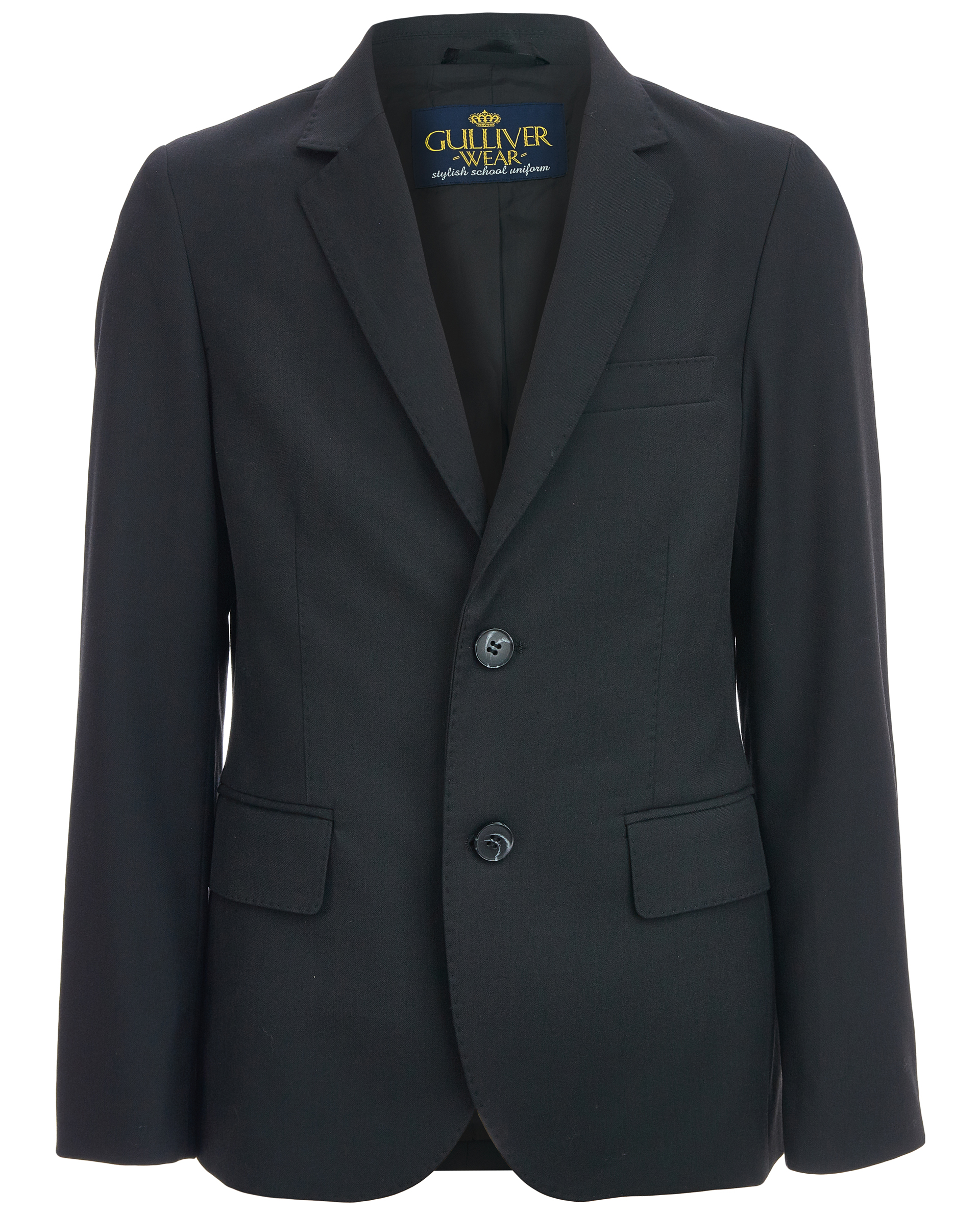 Купить 218GSBC4801, Классический черный пиджак Gulliver, 146, Мужской, ВЕСНА/ЛЕТО 2019 (shop: GulliverMarket Gulliver Market)