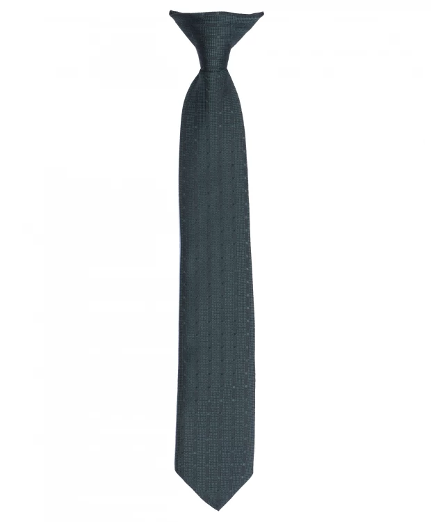 Зеленый галстук на клипсе Gulliver (146-170)