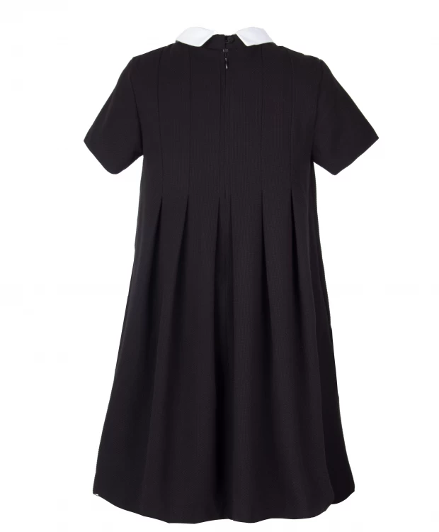 Черное платье с коротким рукавом Gulliver
