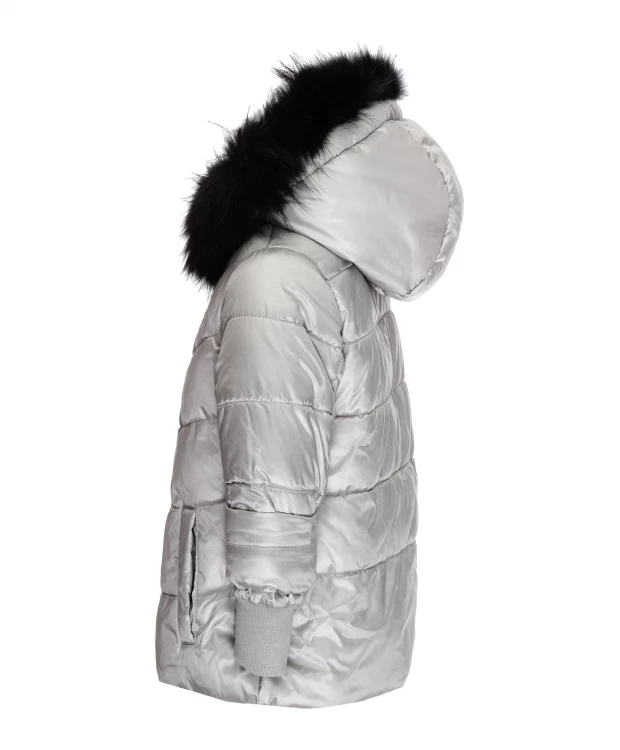 Зимняя куртка серебряного цвета Gulliver