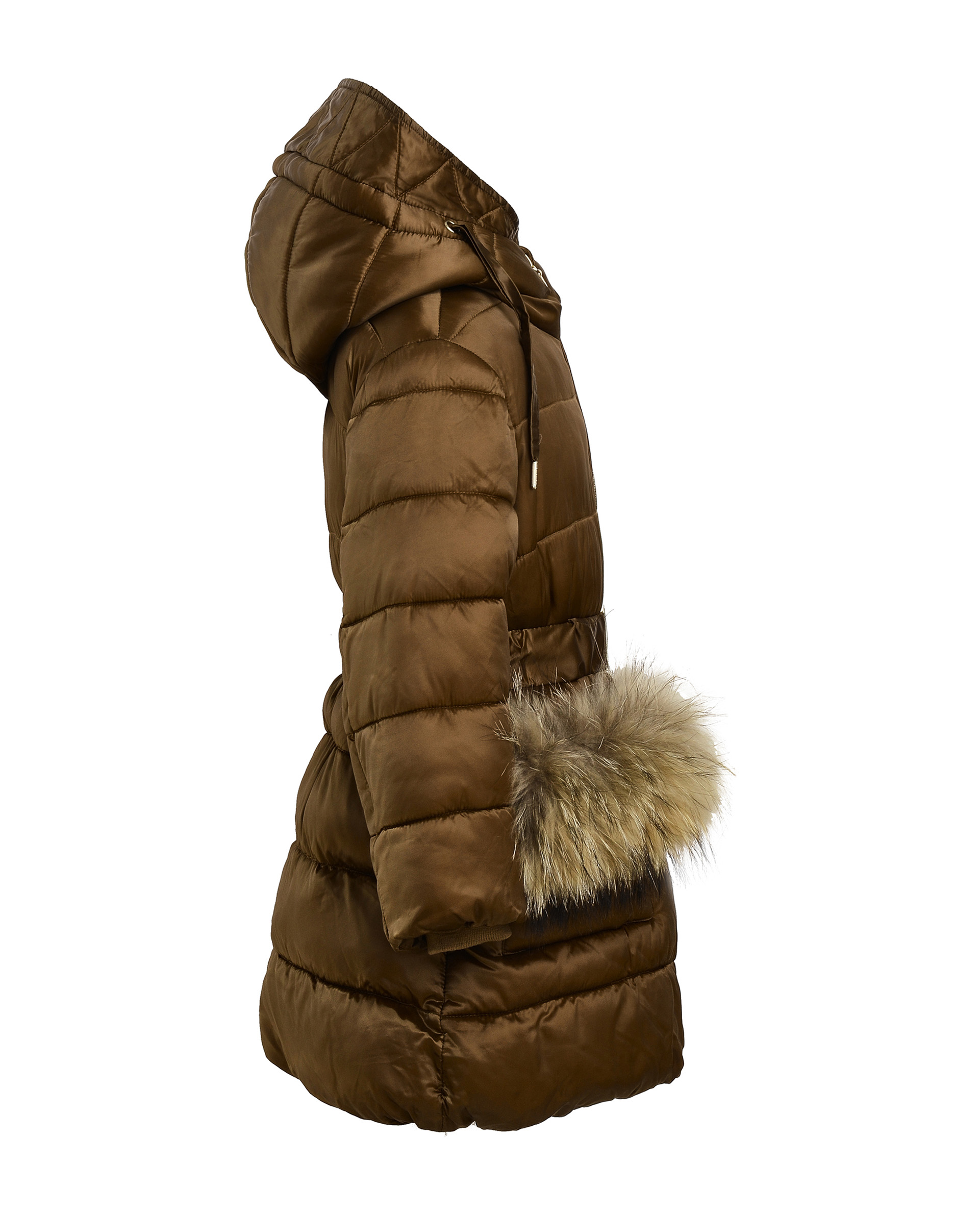 Бежевое зимнее пальто Gulliver 21902GMC4505, размер 98, цвет бежевый - фото 2