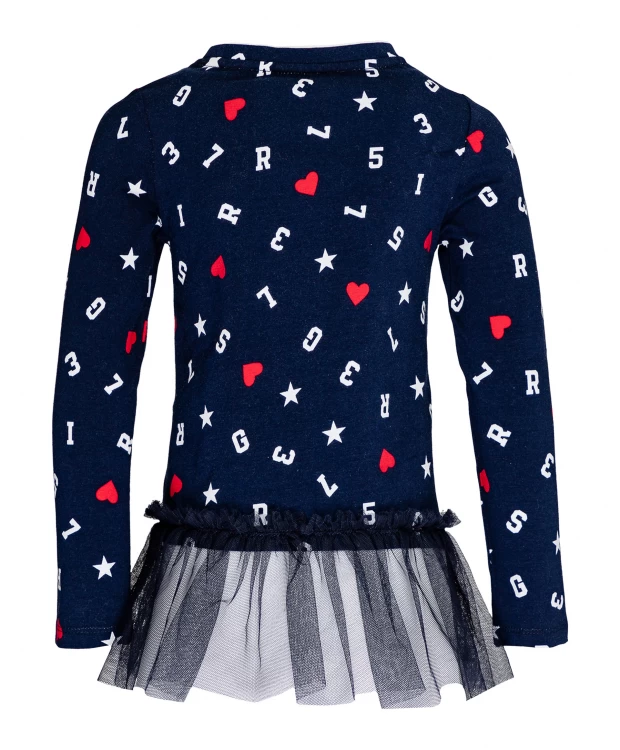 фото Синяя футболка с длинным рукавом gulliver (104)