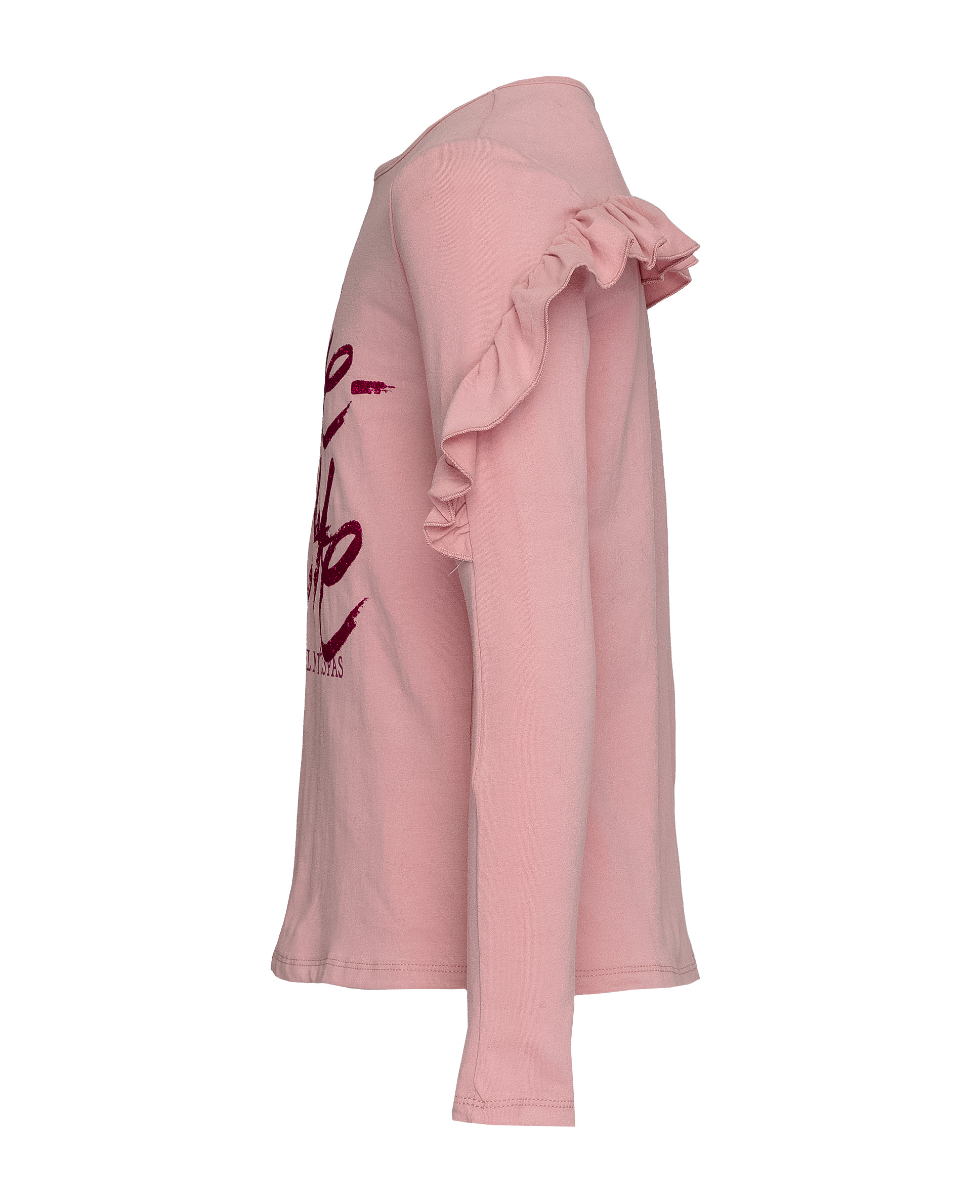 Розовая футболка с длинным рукавом Gulliver 21907GJC1202, размер 164, цвет розовый - фото 2