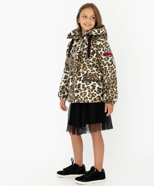 фото Зимняя куртка с леопардовым принтом gulliver (134)