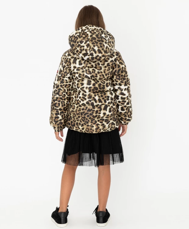 фото Зимняя куртка с леопардовым принтом gulliver (134)