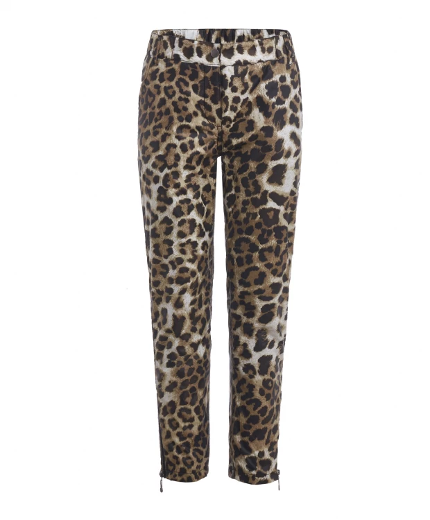 Демисезонные брюки с леопардовым принтом Gulliver (134)