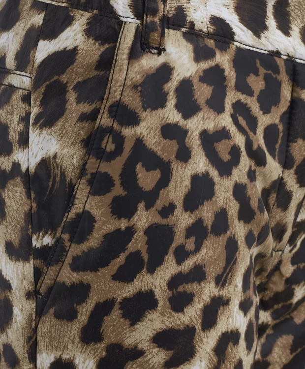 фото Демисезонные брюки с леопардовым принтом gulliver (152)
