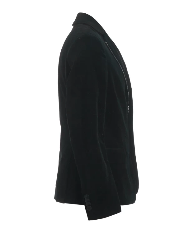 Черный бархатный пиджак Gulliver