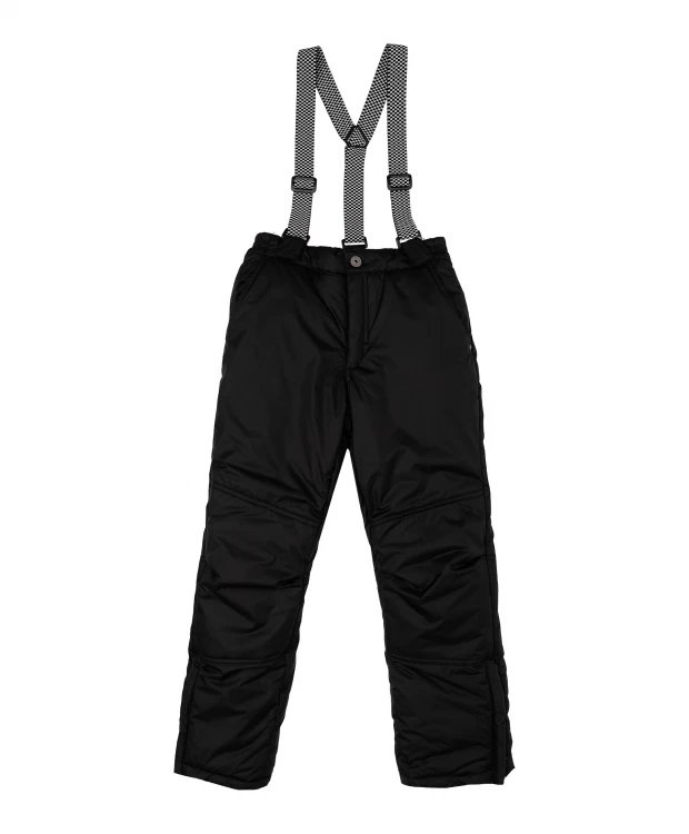 Черные утепленные зимние брюки Gulliver (134)