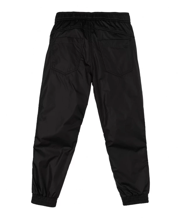 Черные утепленные демисезонные брюки Gulliver