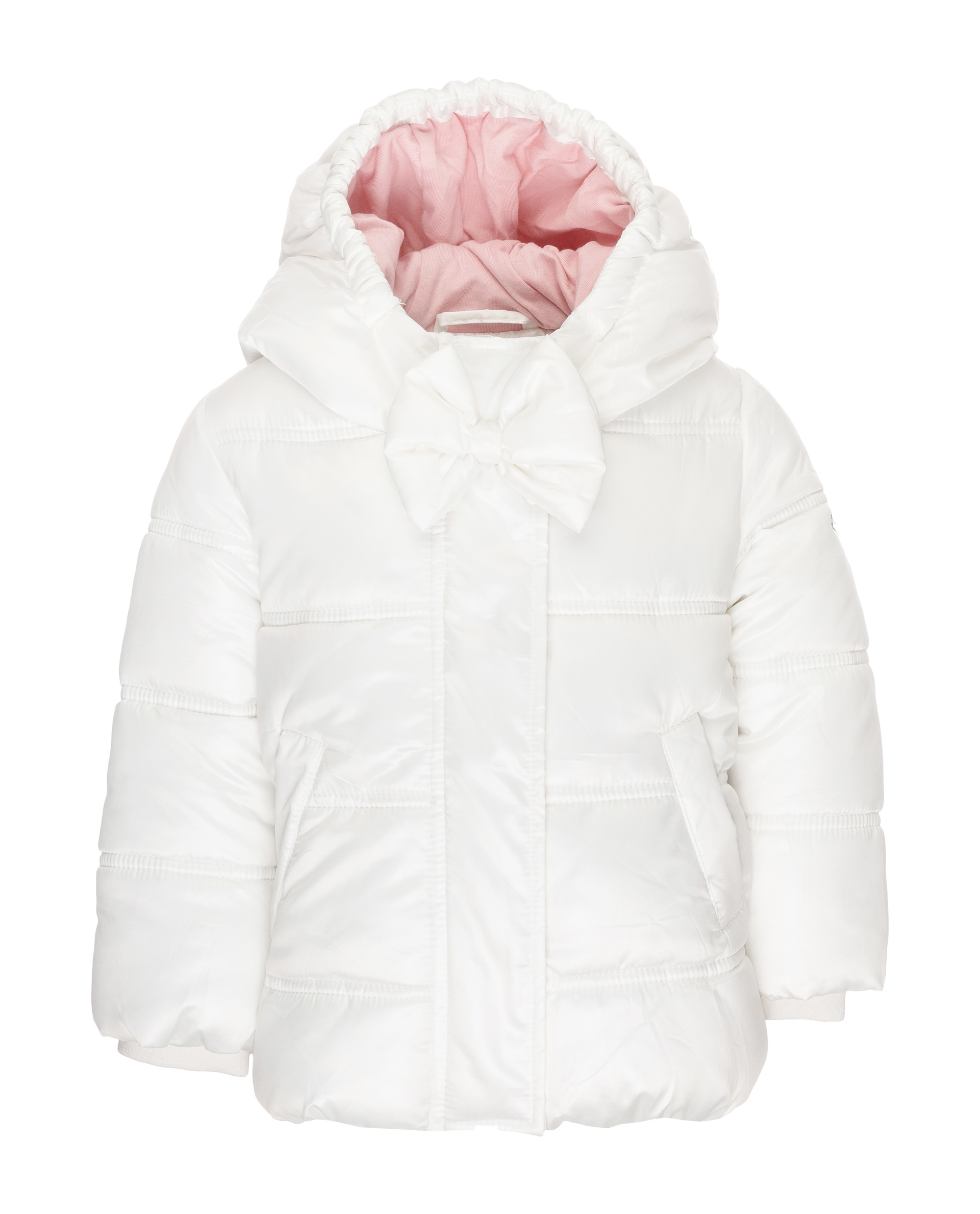 фото Зимняя куртка молочного цвета gulliver gulliver baby