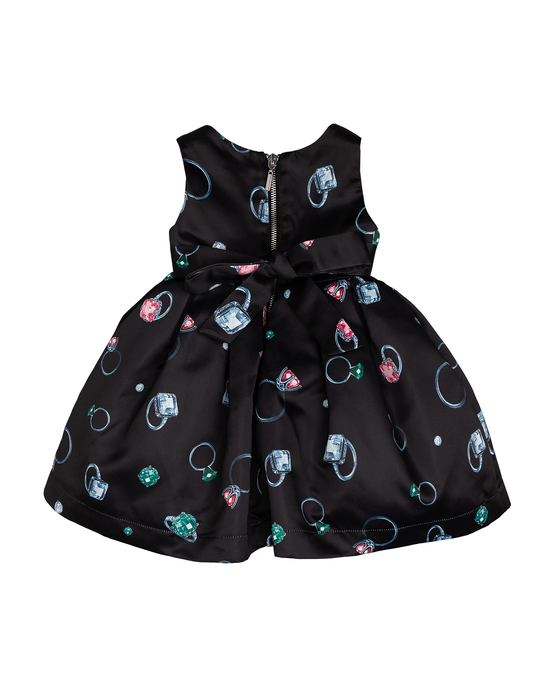 фото Черное нарядное платье с орнаментом gulliver gulliver baby