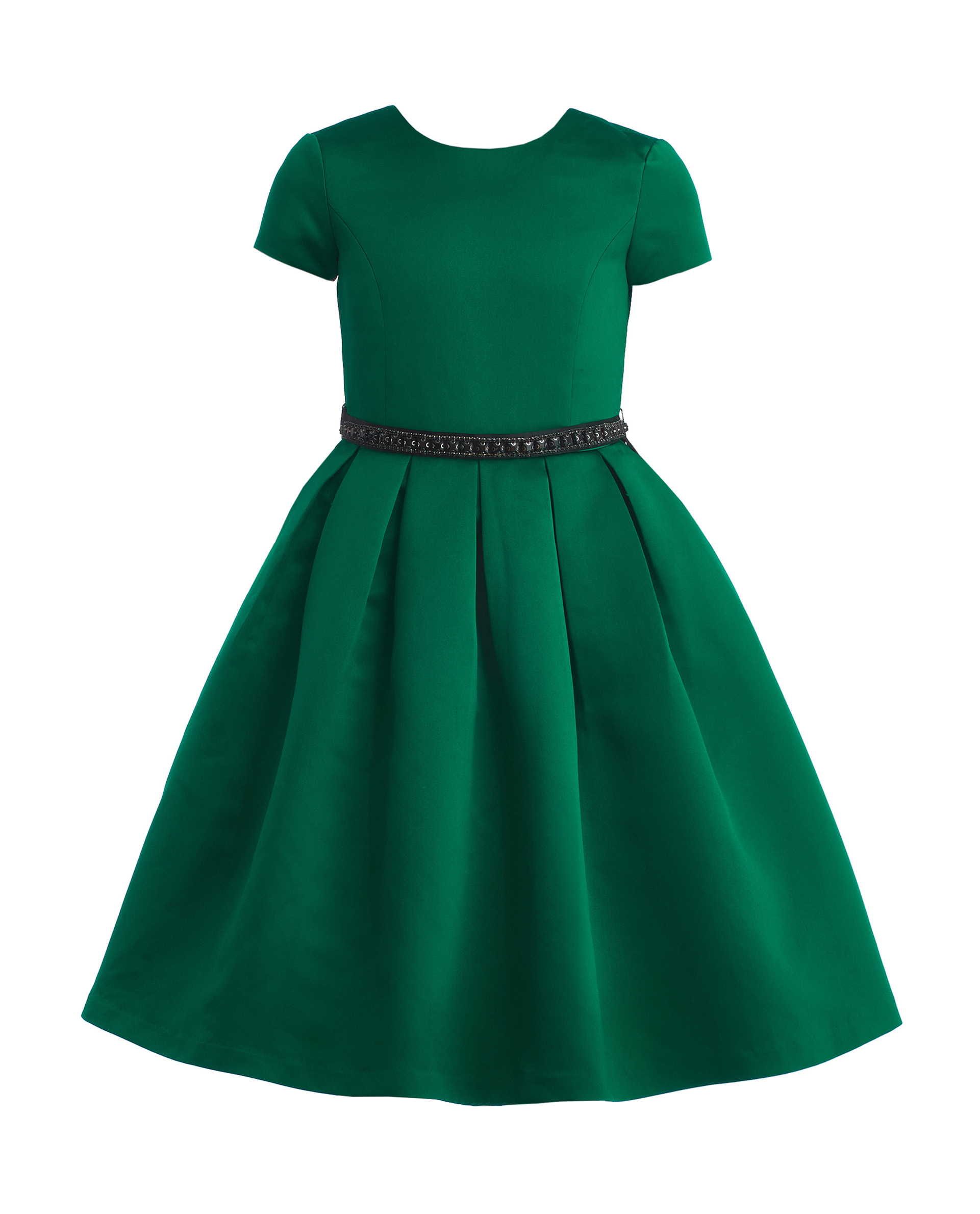 Праздничные зеленые платья - 82 фото